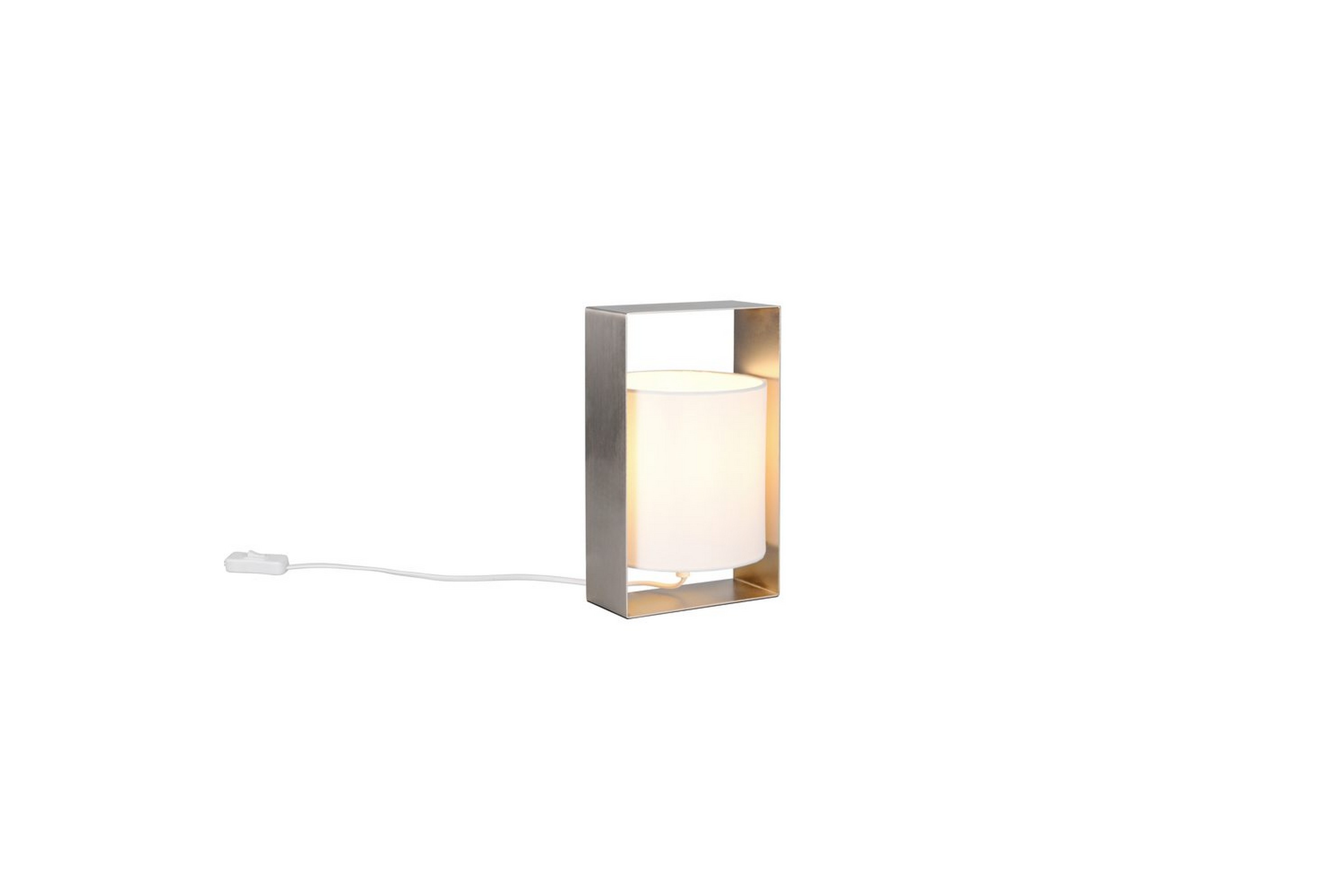 bordslampa pail - borstad stål