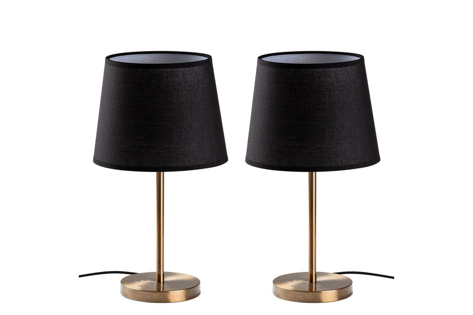 Bordslampset (2 stycken) Jaspal Mörk Antik - Mörk Antik