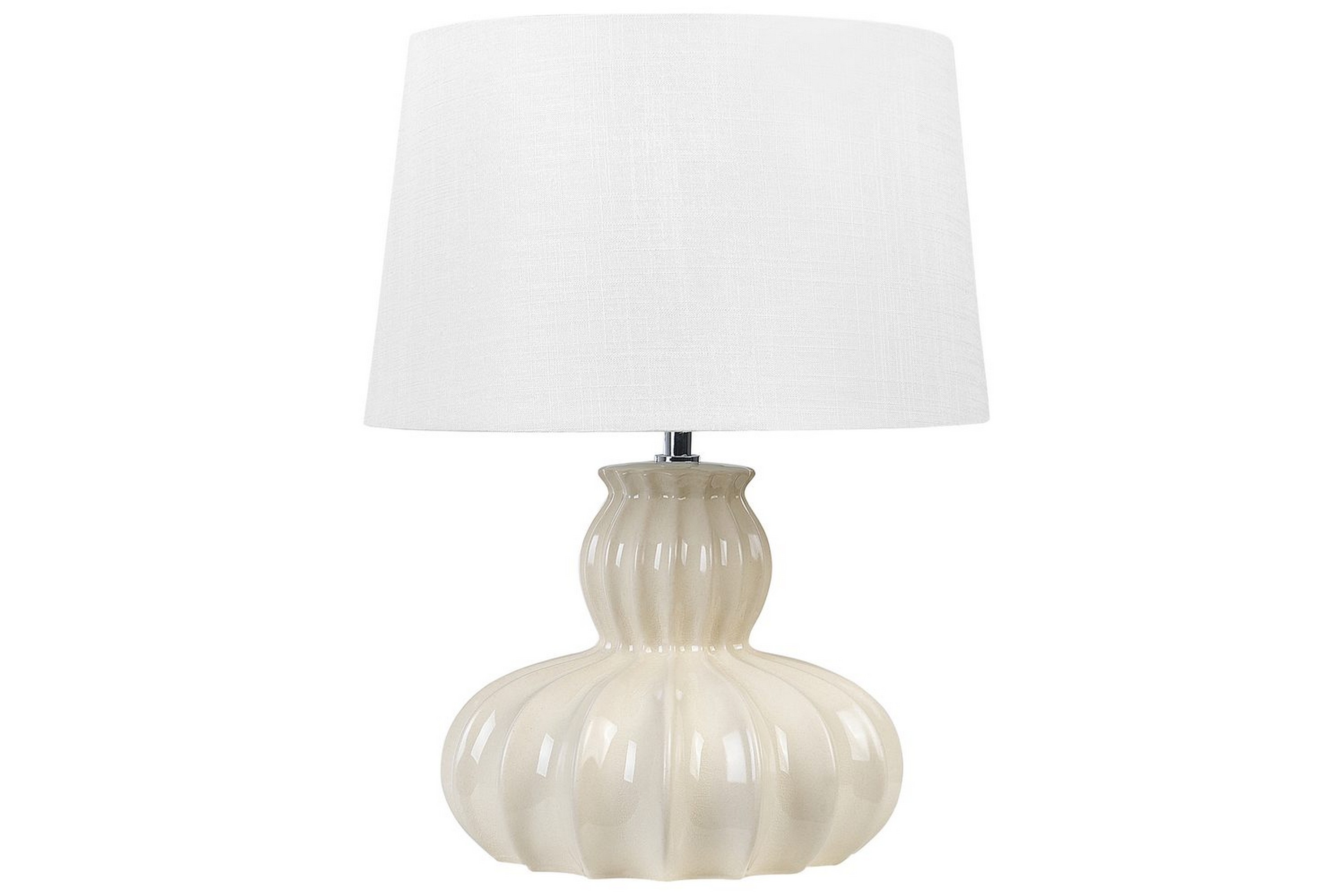 Burgazada Bordslampa 46 cm E27 Beige/Vit