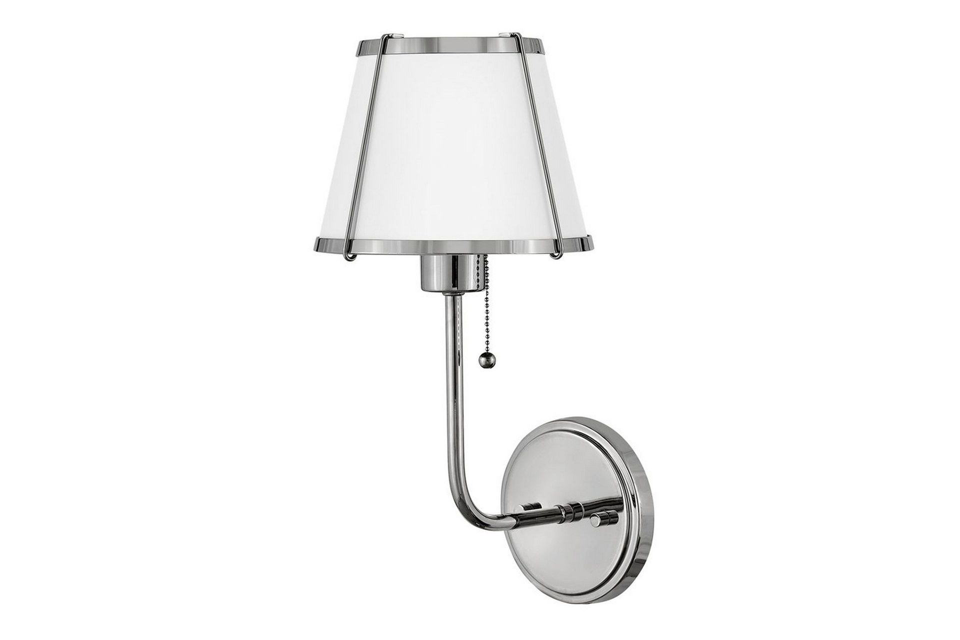 Clarke Hinkley Vägglampa - Silver||White