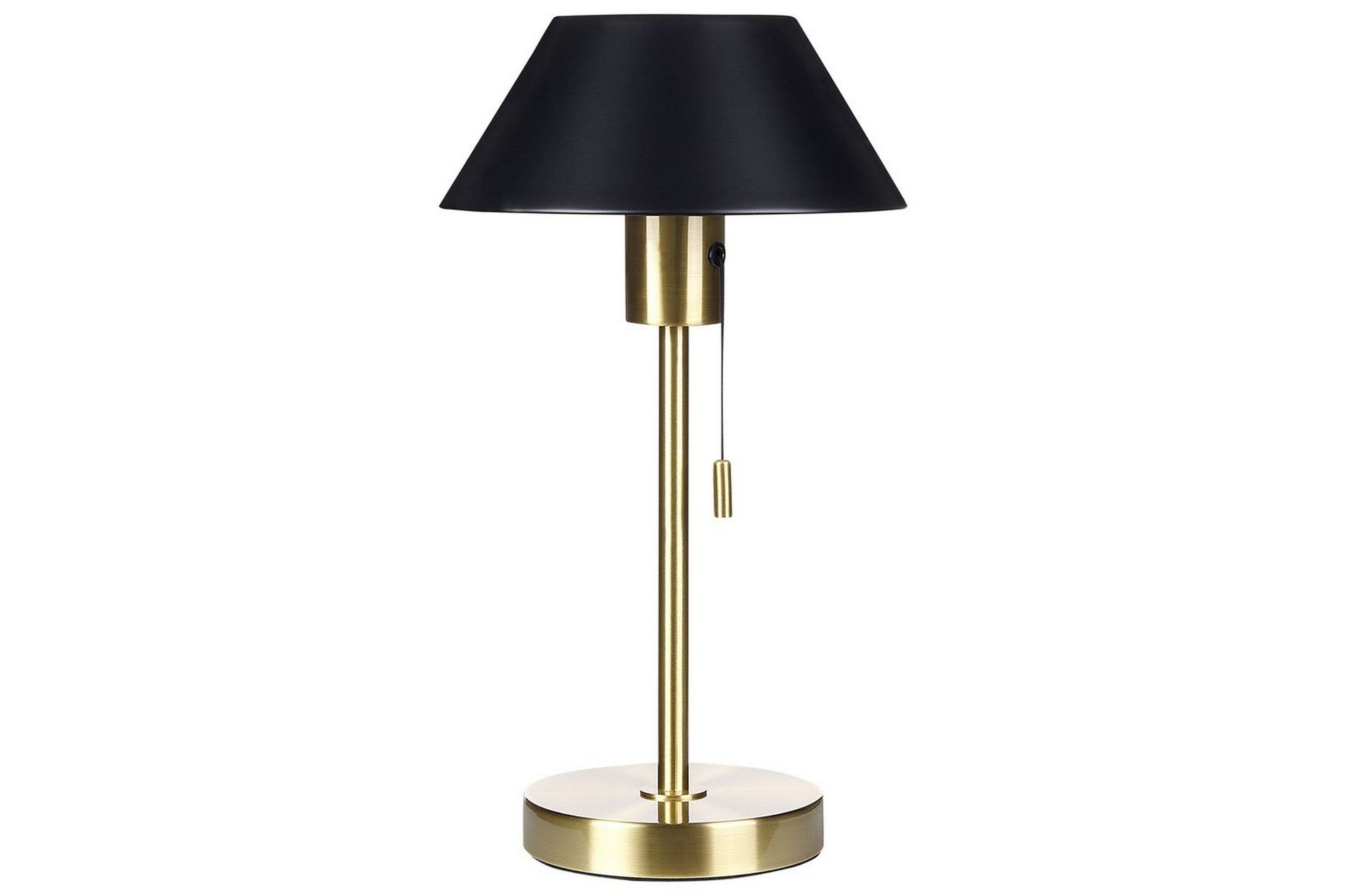 Filfla Bordslampa 37 cm E27 - M&auml;ssing/Svart