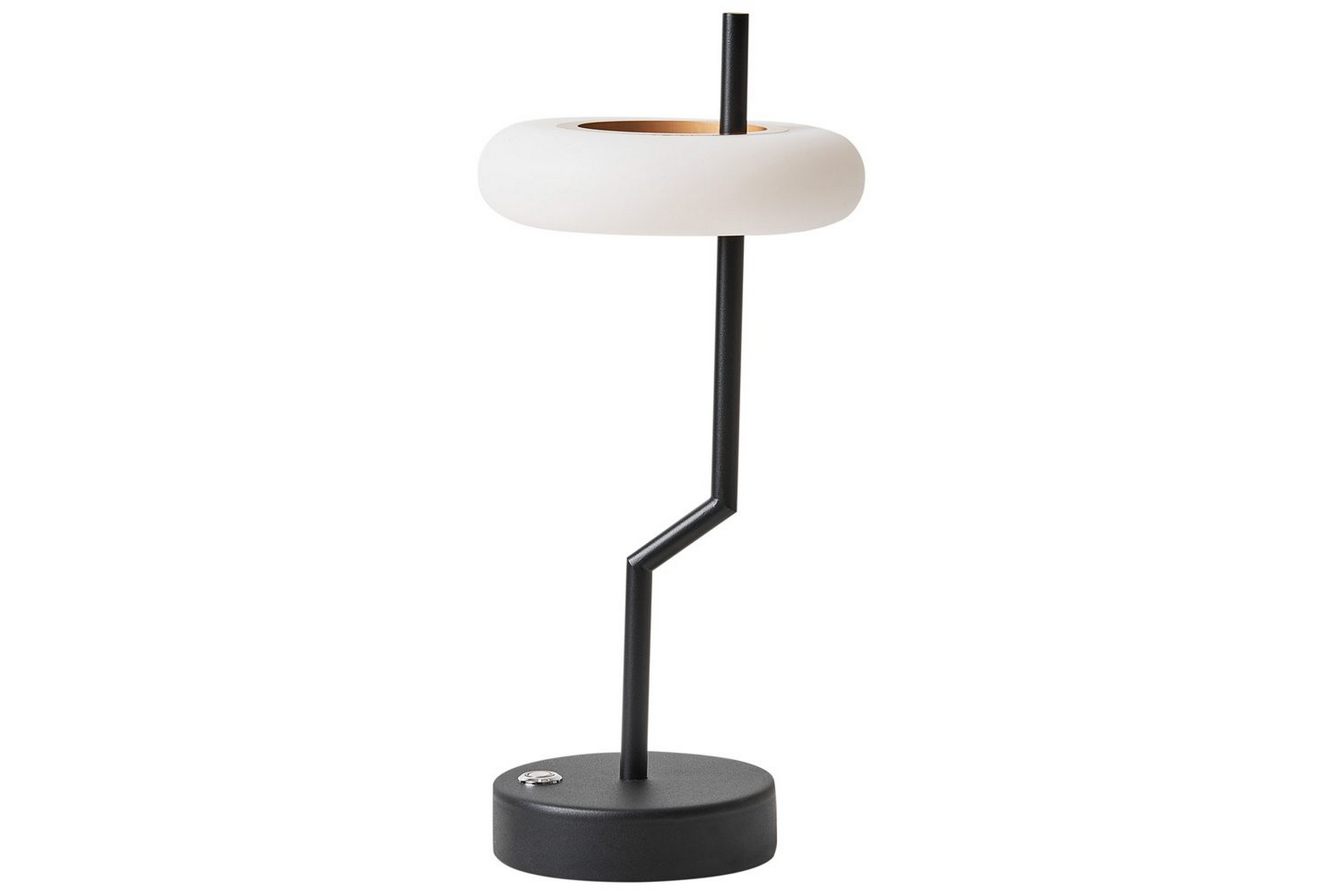gabbiani led bordslampa 36 cm - svart/vit