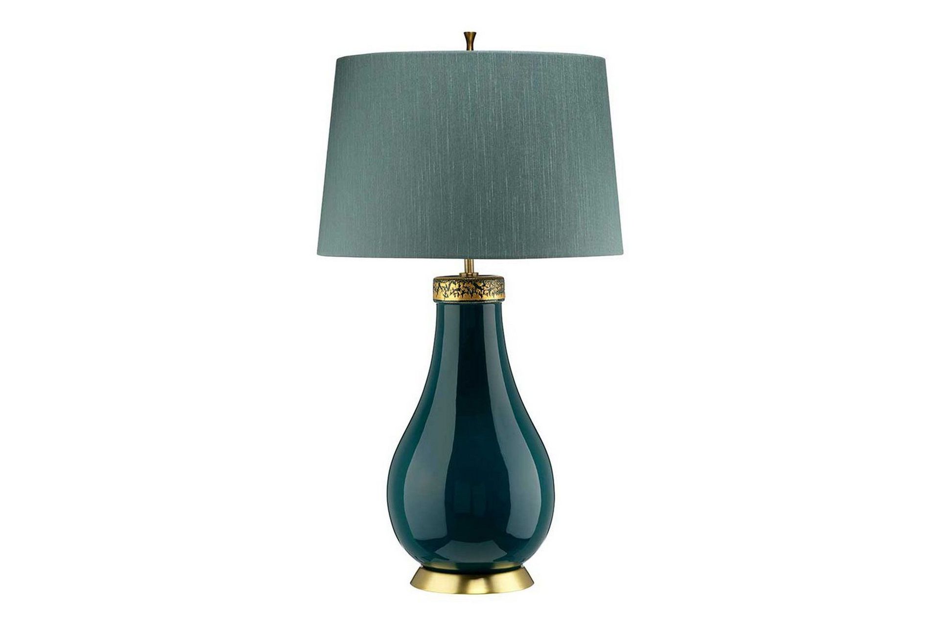 Havering Quintiesse Bordslampa - TurquoiseBrass
