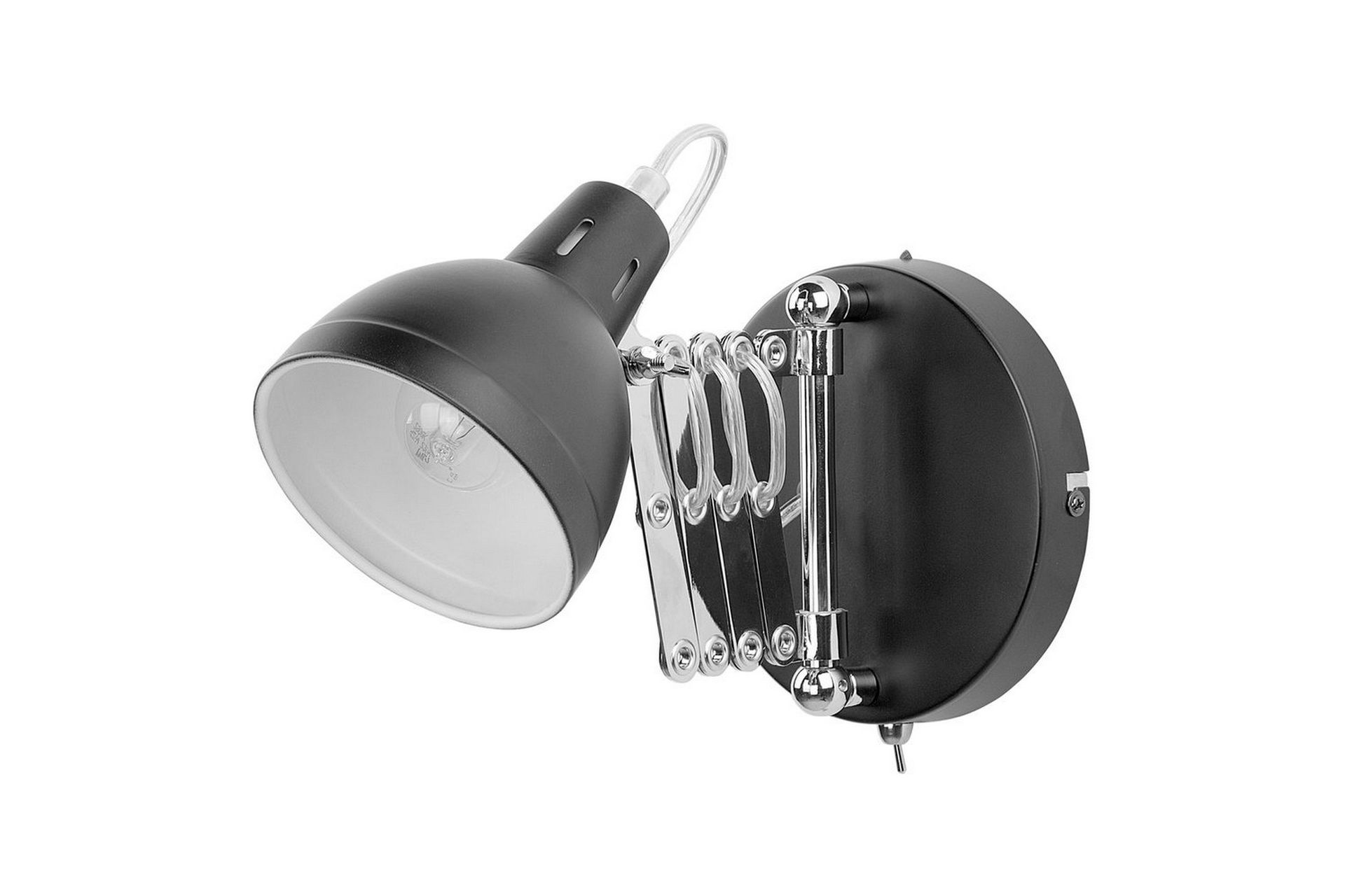 Klarve Vägglampa E14 - Svart