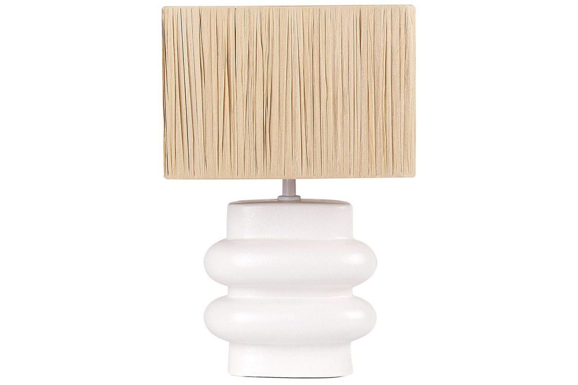 kulsa bordslampa 42 cm e27 - vit/beige