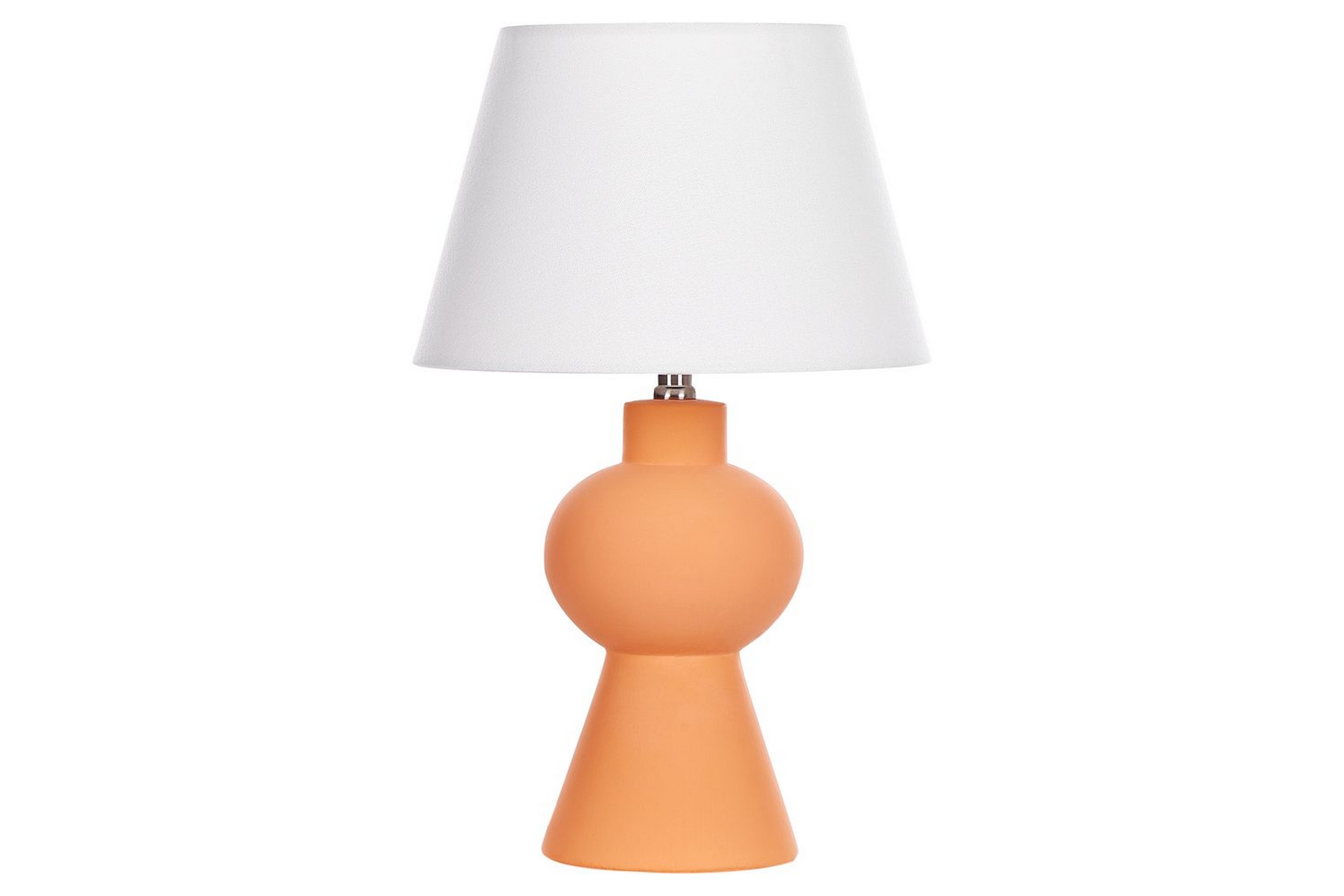 Lemiros Bordslampa 48 cm E27 Orange/Vit