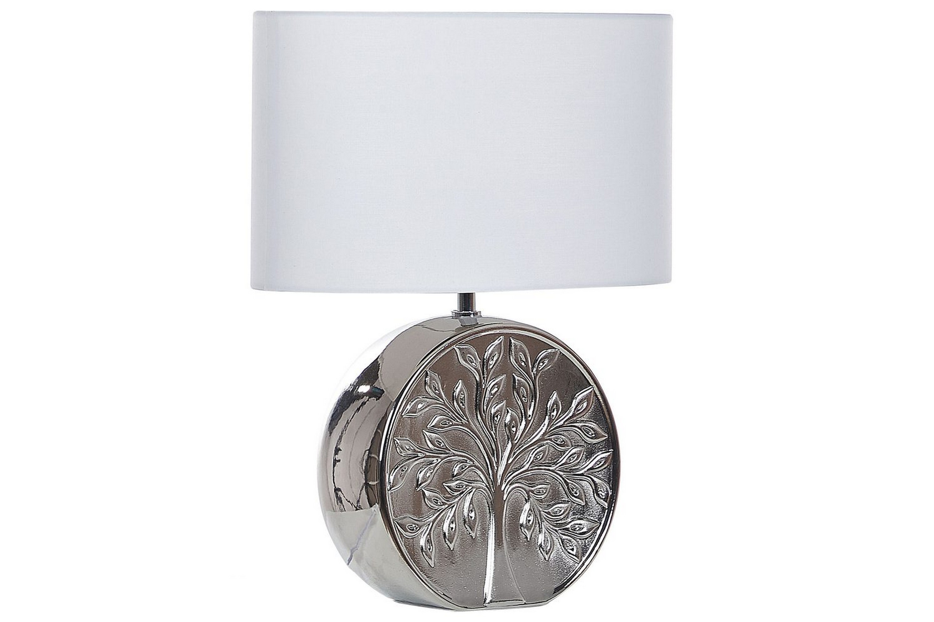 Lenkher Bordslampa 48 cm E27 Silver/Vit
