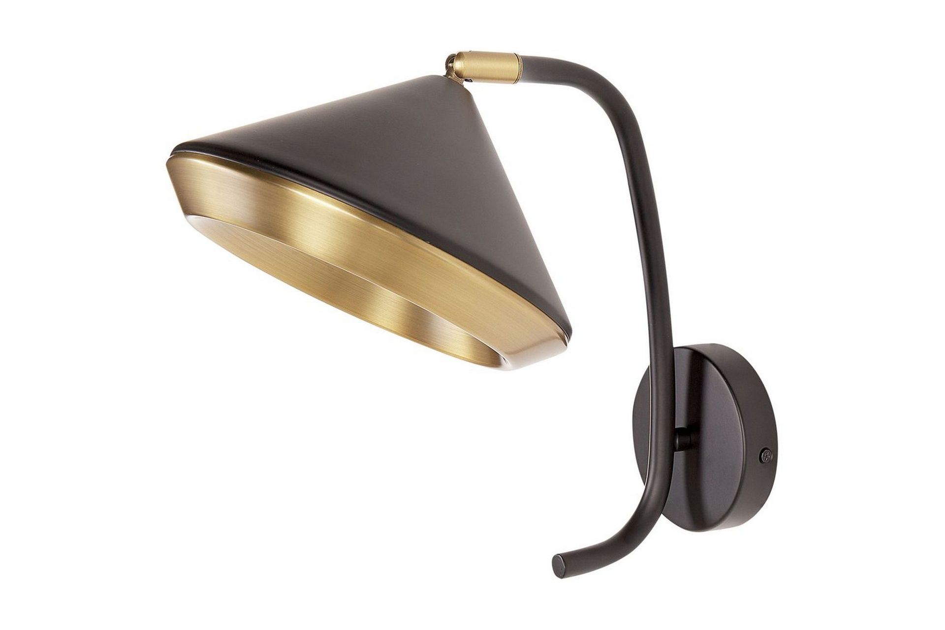 Methana Vägglampa G9 - Svart/Mässing