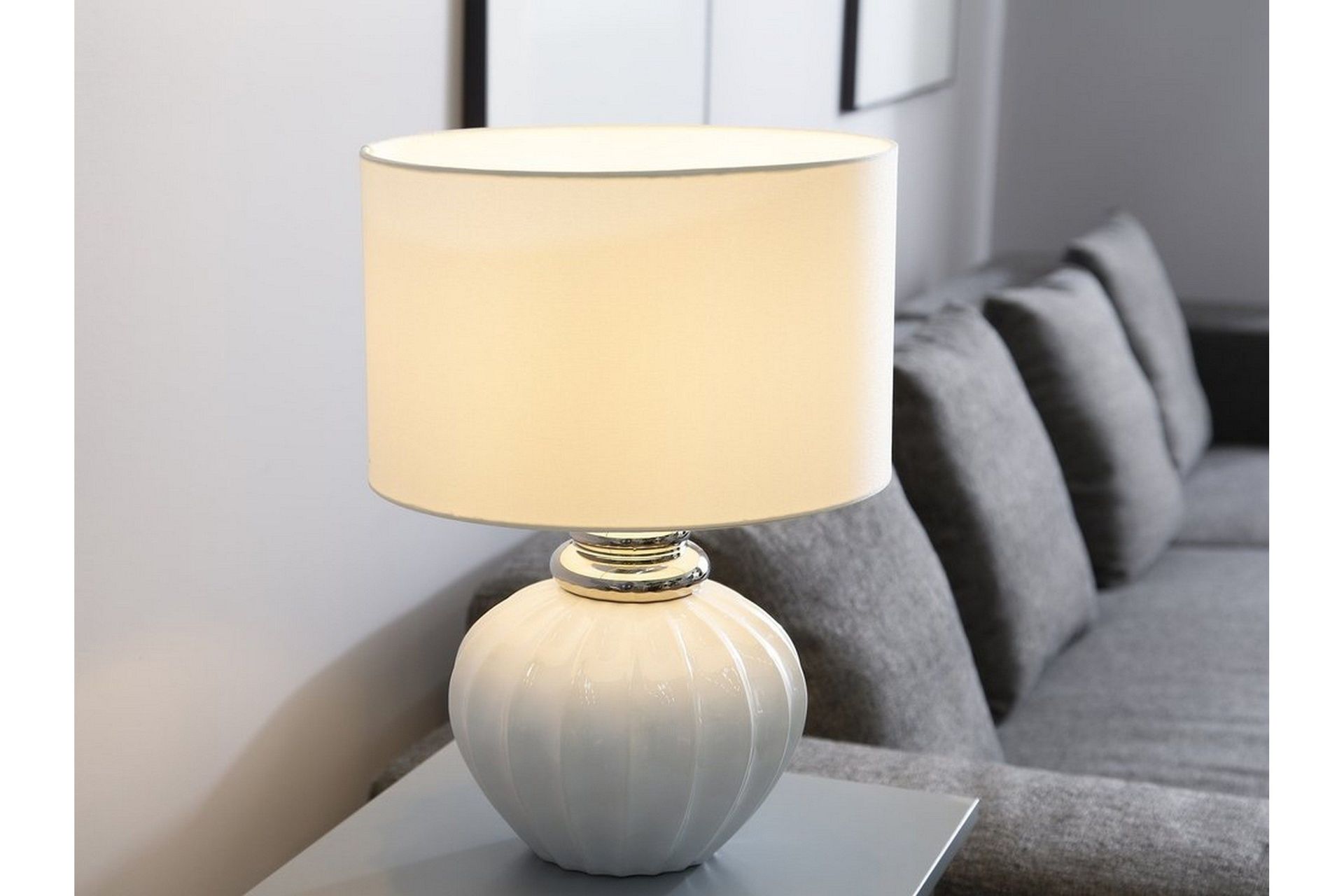 Neris Bordslampa 33 cm - Silver
