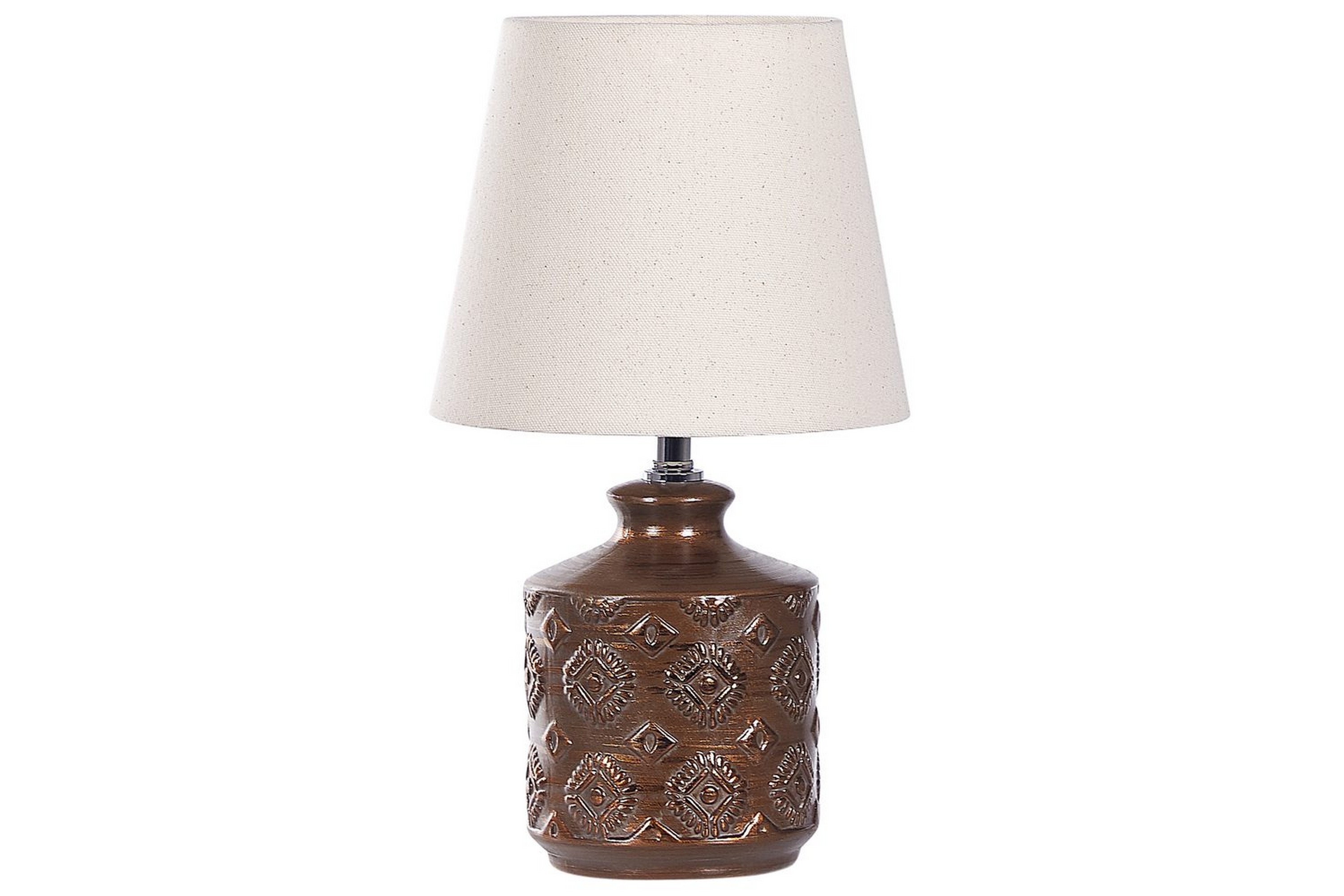 Tesoro Bordslampa 35 cm E14 Mörkbrun/Beige