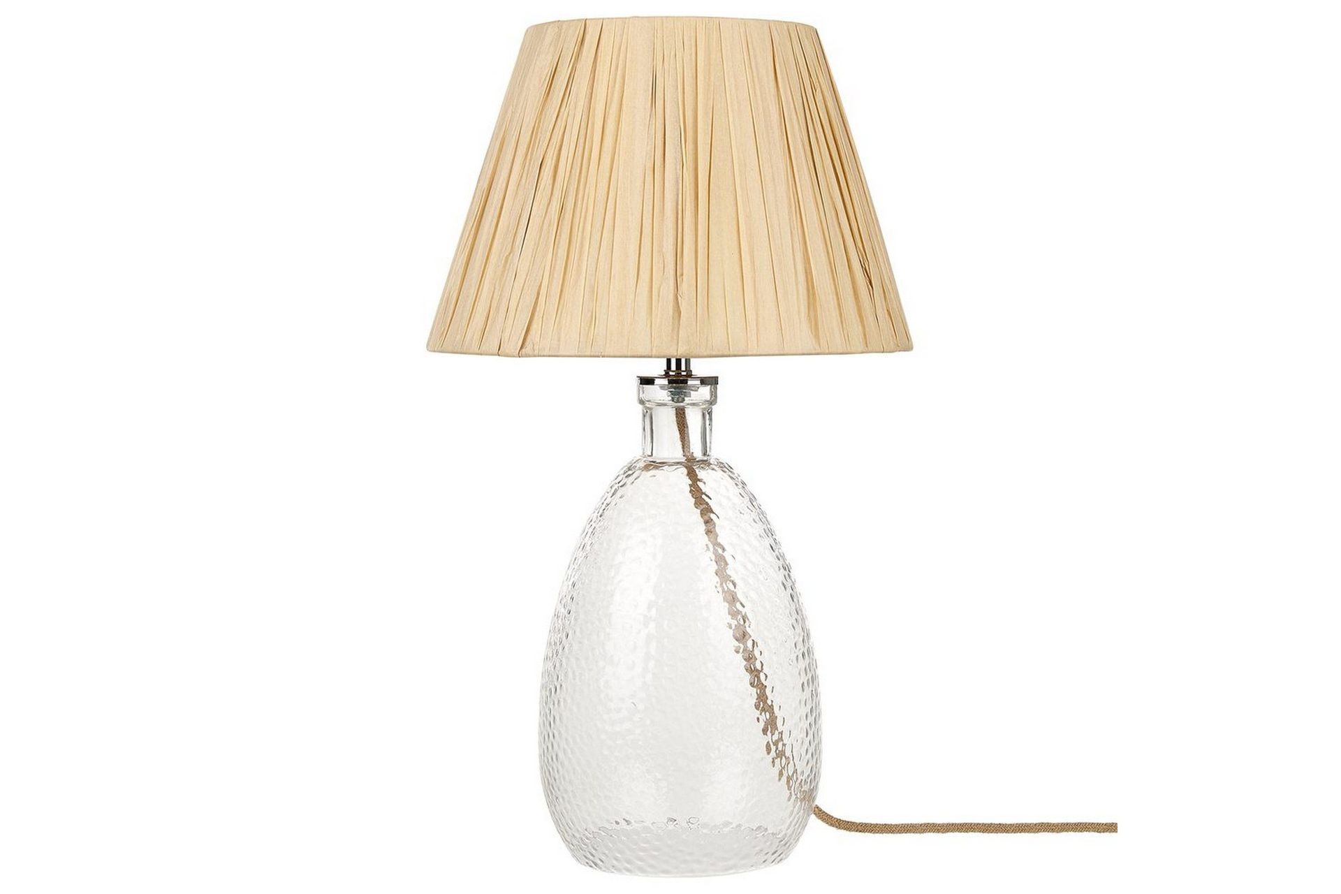 Tila Bordslampa 54 cm E27 - Transparent/Natur