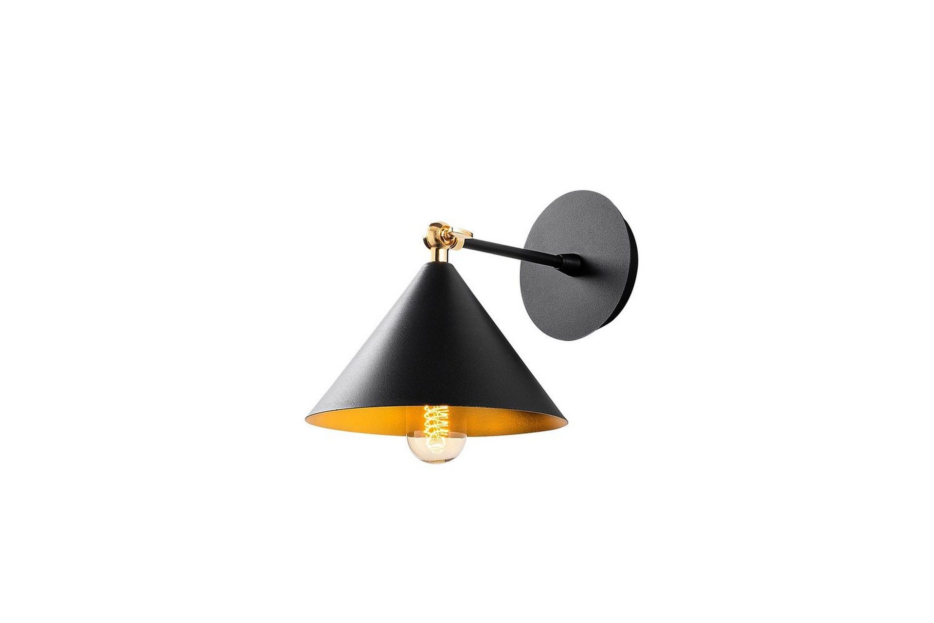 Vägglampa Adrim Svart - Svart