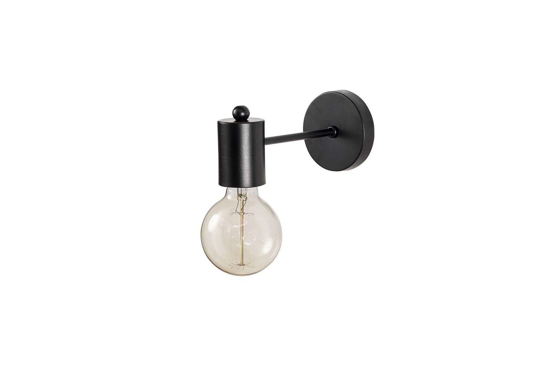 Vägglampa Hexaia Svart - Svart