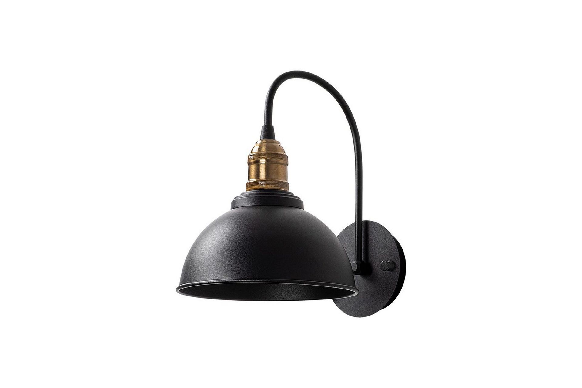 Vägglampa Masatsune Svart / Antik - Svart / Antik