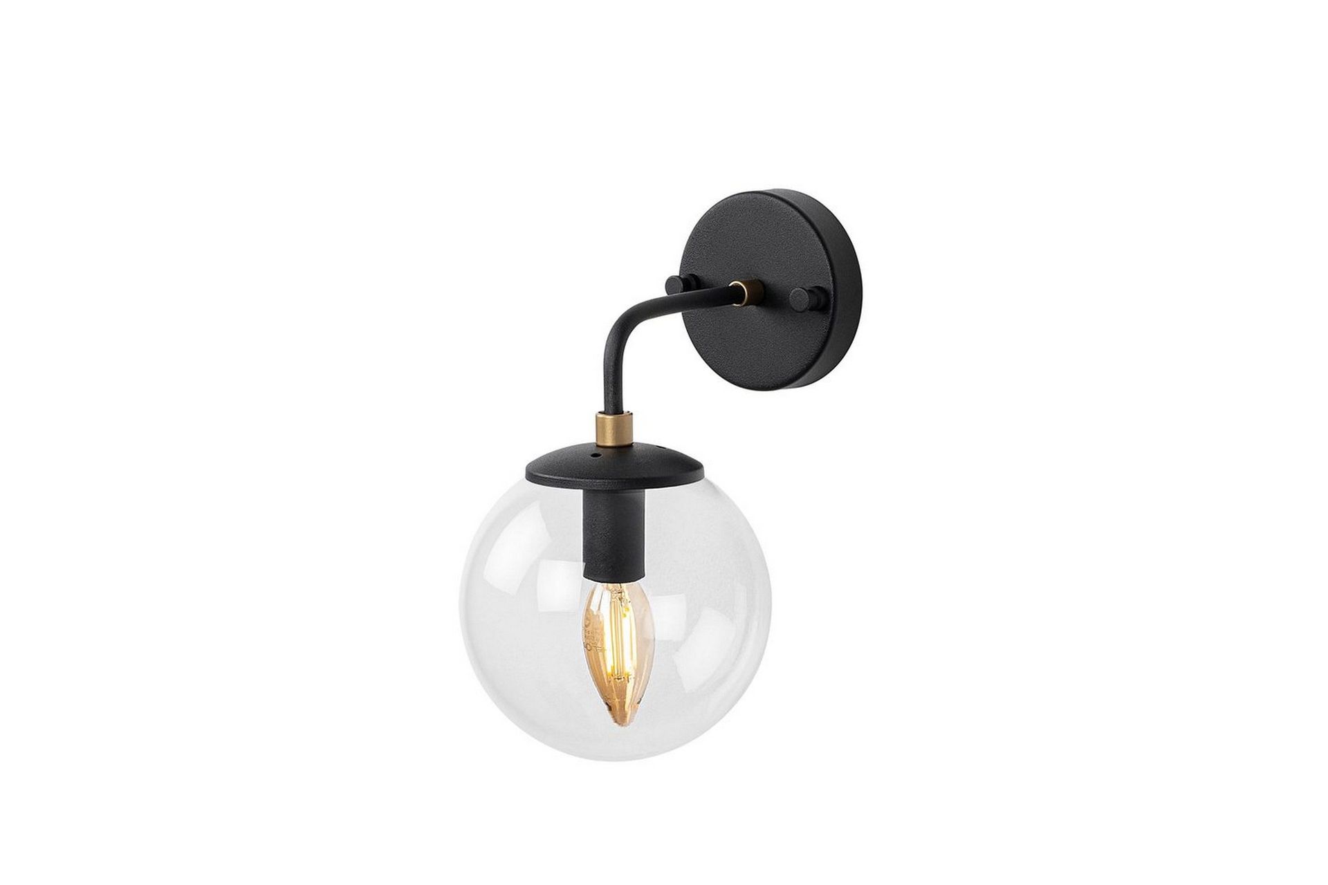 Vägglampa Soona Svart / Rany - Svart / Rany