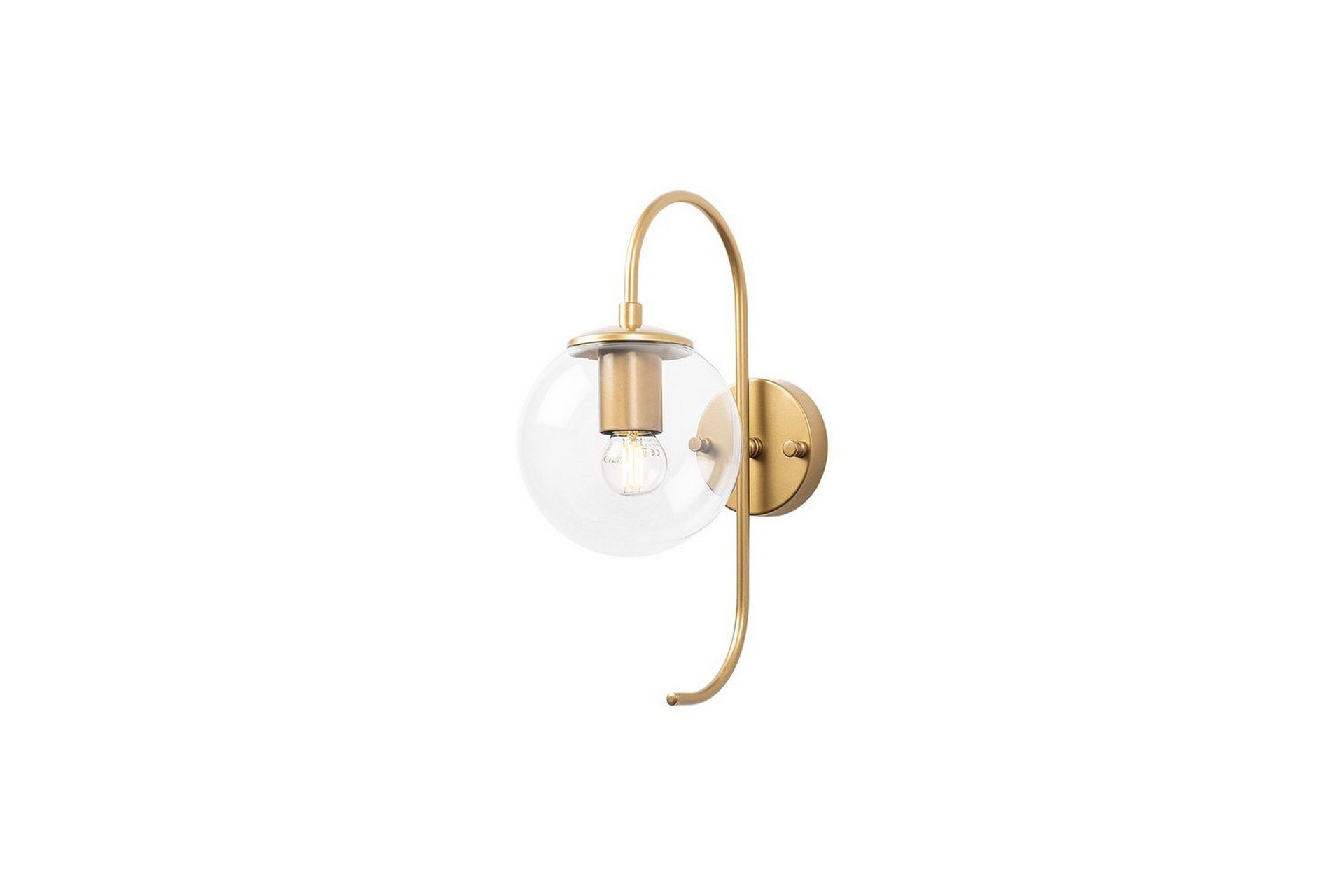 Vägglampa Thalara Glansig Rany Transparent - Glansig Rany Transparent