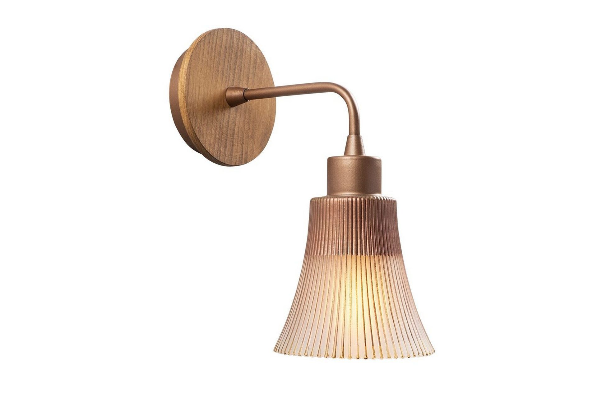 Vägglampa Vellor Koppar - Koppar