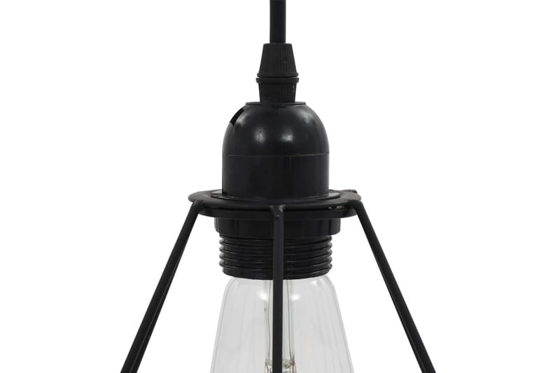 Taklampa med diamantdesign svart 3xE27-lampa - Svart - Kökslampa & taklampa kök - Fönsterlampa - Taklampa sovrum - Pendellampa & hänglampa - Hall lampa - Taklampa vardagsrum - Fönsterlampa hängande - Taklampa & takbelysning