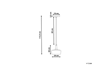 Burano Taklampa 24 cm - Vit - Belysning - Lampor & belysning inomhus - Sovrumslampa - Taklampa sovrum