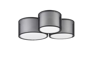 Burton plafond 3L E27 mattsvart - Matt svart - Belysning - Lampor & belysning inomhus - Sovrumslampa - Taklampa sovrum