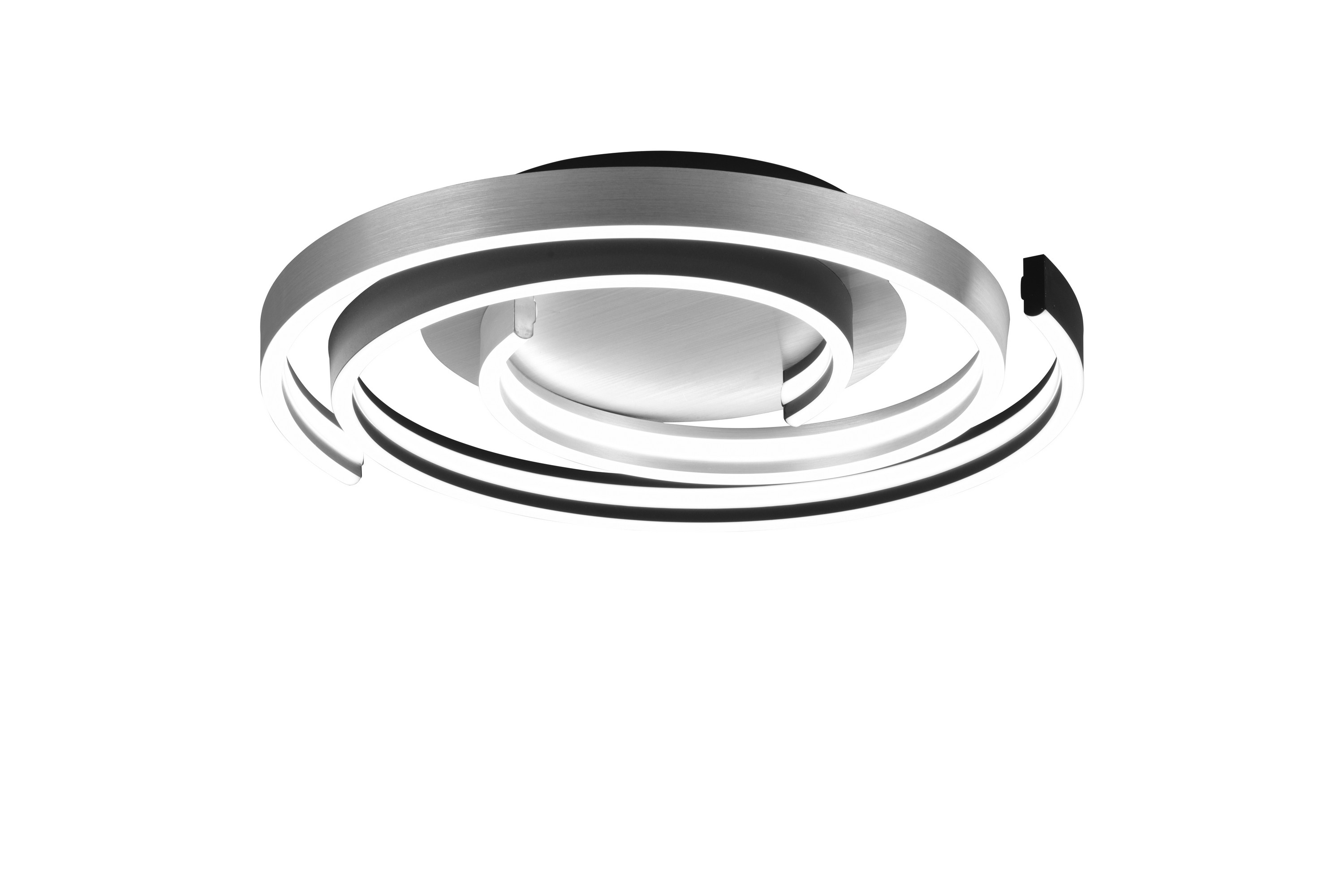 Caya LED plafond borstad aluminium Aluminium