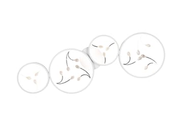 Groovy LED Plafond 4L mattvit/ krom - Matt vit/Krom - Belysning - Lampor & belysning inomhus - Sovrumslampa - Taklampa sovrum