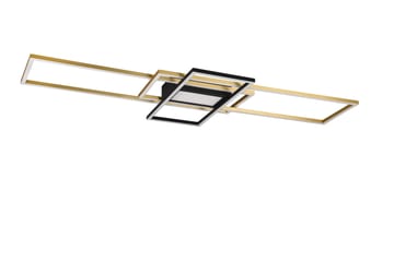 Irvine LED Plafond mattmässing/ mattsvart - Matt svart - Belysning - Lampor & belysning inomhus - Sovrumslampa - Taklampa sovrum