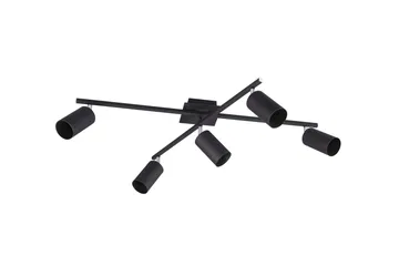 Marley Plafond 5L  GU10 mattsvart - Matt svart - Belysning - Lampor & belysning inomhus - Sovrumslampa - Taklampa sovrum