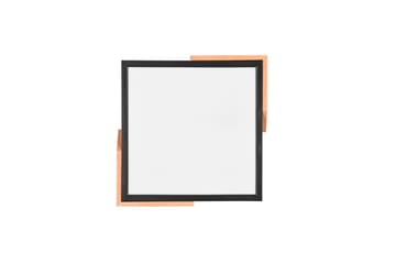 Meta LED plafond mattsvart/ trä - Matt svart/Trä - Belysning - Lampor & belysning inomhus - Sovrumslampa - Taklampa sovrum