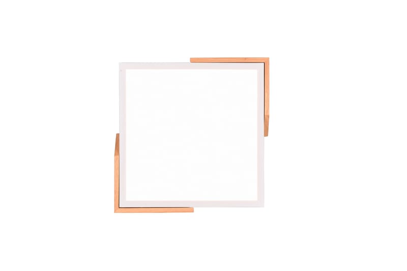 Meta LED Plafond mattvit/ trä - Matt vit/Trä - Belysning - Lampor & belysning inomhus - Sovrumslampa - Taklampa sovrum