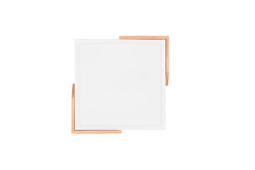 Meta LED Plafond mattvit/ trä - Matt vit/Trä - Belysning - Lampor & belysning inomhus - Sovrumslampa - Taklampa sovrum