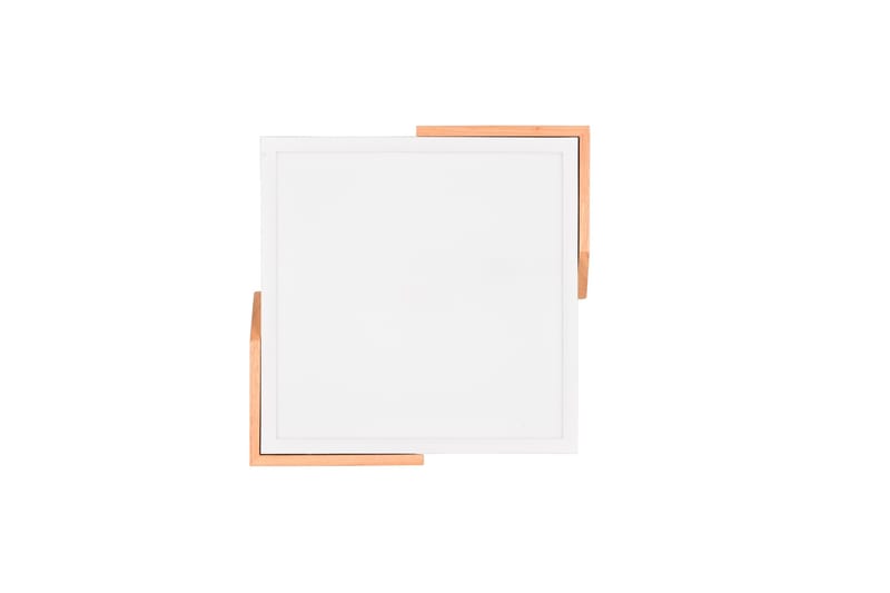 Meta LED Plafond mattvit/ trä - Matt vit/Trä - Belysning - Lampor & belysning inomhus - Sovrumslampa - Taklampa sovrum