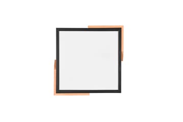 Meta LED Plafond mattsvart/ trä - Matt svart/Trä - Belysning - Lampor & belysning inomhus - Sovrumslampa - Taklampa sovrum