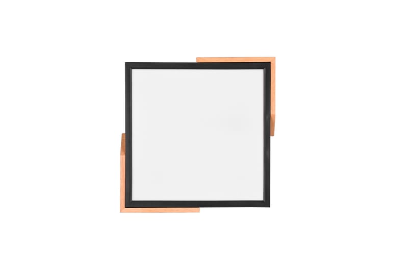 Meta LED Plafond mattsvart/ trä - Matt svart/Trä - Belysning - Lampor & belysning inomhus - Sovrumslampa - Taklampa sovrum