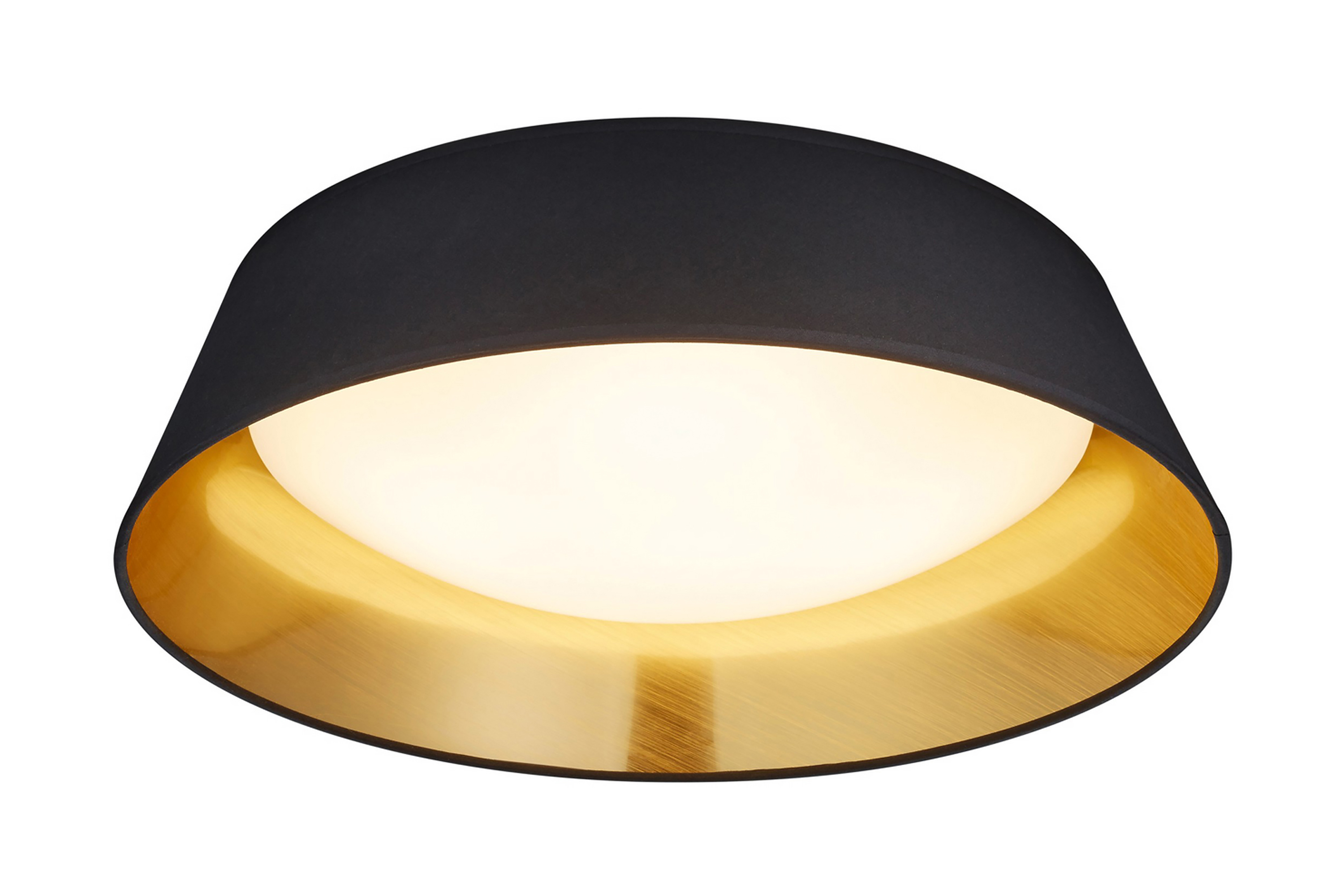Ponts LED plafond 45cm svart/guld Svart/Guld