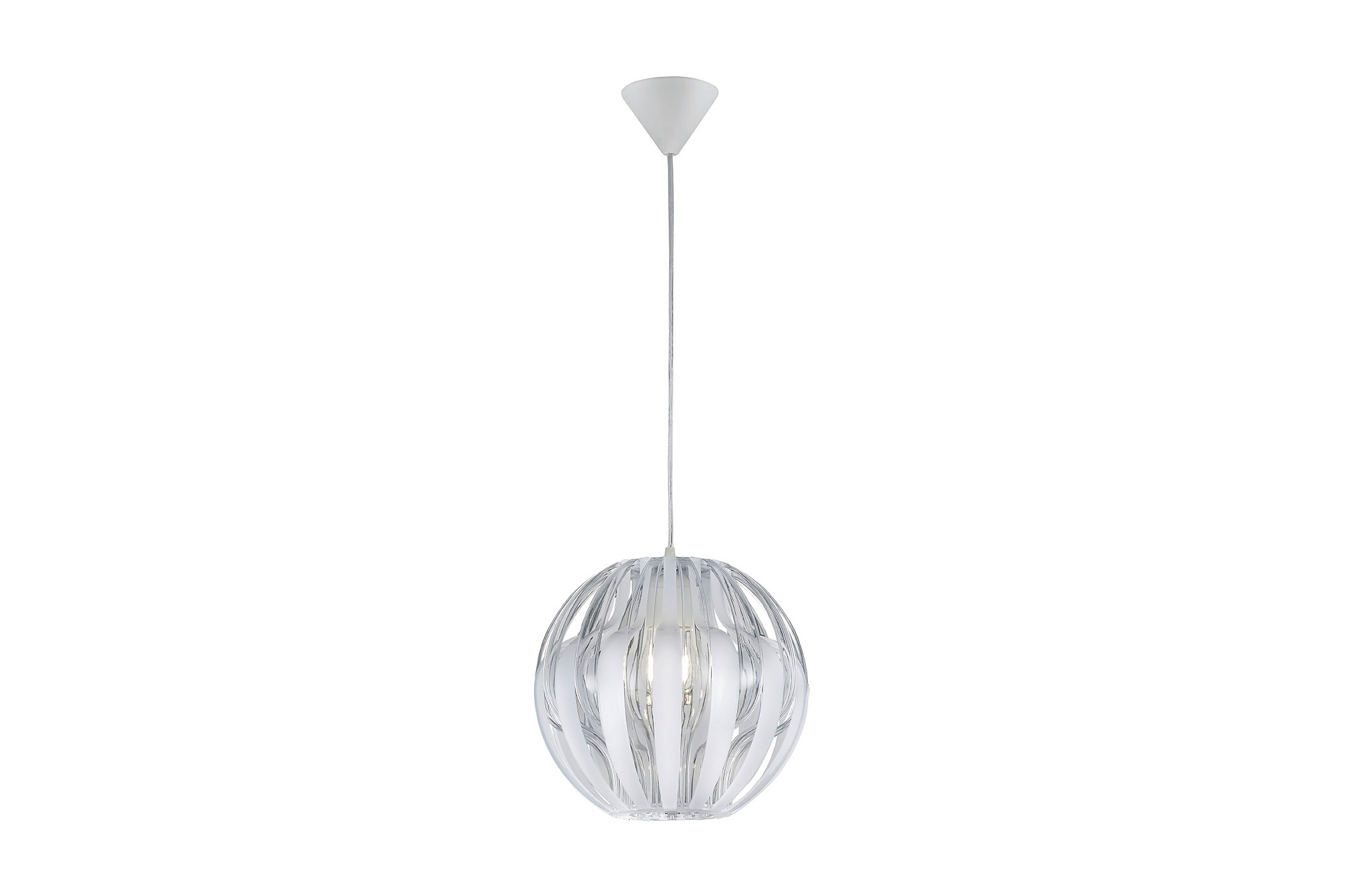 Pumpkin taklampa 30cm E27 vit Vit