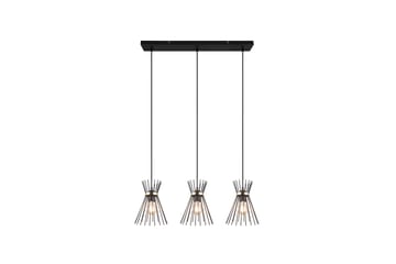 Rod taklampa 3L E27 svart/ guld - Svart/Guld - Belysning - Lampor & belysning inomhus - Sovrumslampa - Taklampa sovrum