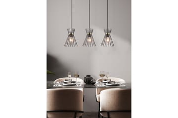 Rod taklampa 3L E27 svart/ guld - Svart/Guld - Belysning - Lampor & belysning inomhus - Sovrumslampa - Taklampa sovrum