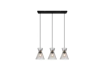 Rod Taklampa 3L E27 svart/ guld - Svart/Guld - Belysning - Lampor & belysning inomhus - Sovrumslampa - Taklampa sovrum