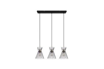 Rod Taklampa 3L E27 svart/ guld - Svart/Guld - Belysning - Lampor & belysning inomhus - Sovrumslampa - Taklampa sovrum