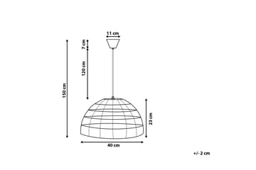 Selenge Taklampa 40 cm - Brun - Belysning - Lampor & belysning inomhus - Sovrumslampa - Taklampa sovrum