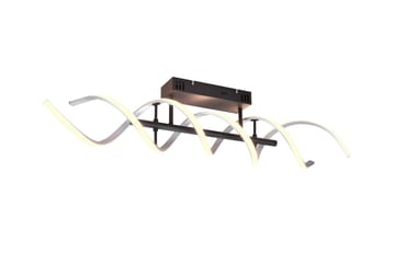 Sequence LED plafond borstad aluminium/ mattsvart - Borstad aluminium/Matt svart - Belysning - Lampor & belysning inomhus - Sovrumslampa - Taklampa sovrum