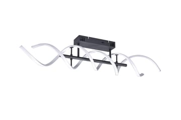 Sequence LED Plafond borstad aluminium/ mattsvart - Borstad aluminium/Matt svart - Belysning - Lampor & belysning inomhus - Sovrumslampa - Taklampa sovrum