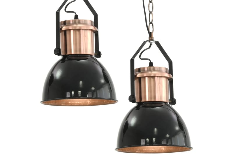 Taklampa 2 st svart rund E27 - Svart - Kökslampa & taklampa kök - Fönsterlampa - Taklampa sovrum - Pendellampa & hänglampa - Hall lampa - Taklampa vardagsrum - Fönsterlampa hängande - Taklampa & takbelysning
