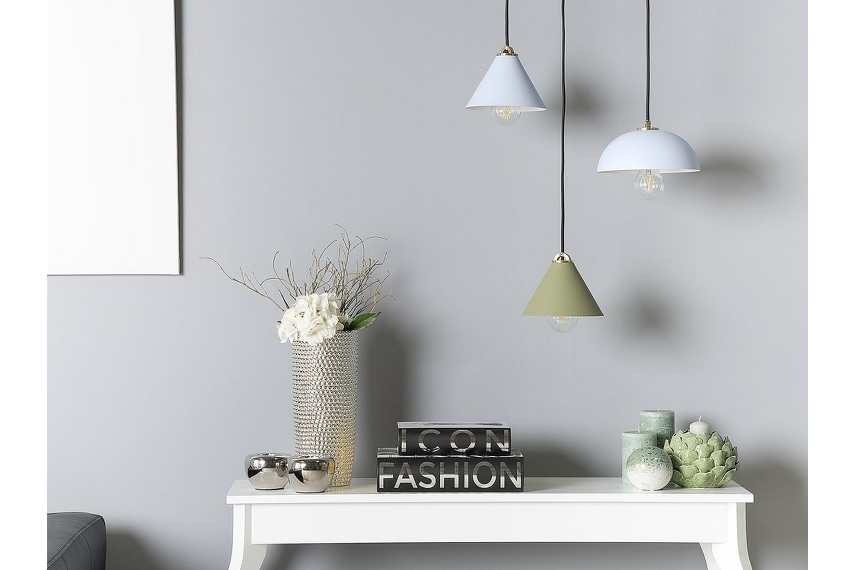 Taklampa Aragon 16 cm Blå