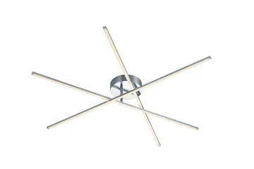 Tiriac LED Plafond borstad stål - Borstad stål - Belysning - Lampor & belysning inomhus - Sovrumslampa - Taklampa sovrum