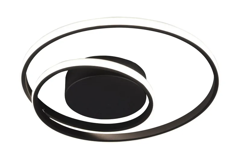 Zibal LED Plafond mattsvart, Matt svart