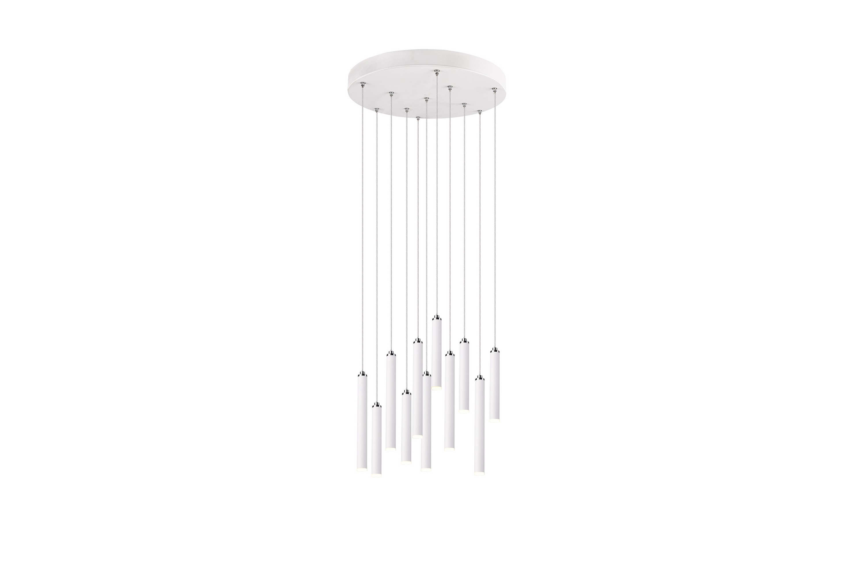 Tubular LED taklampa 40cm mattvit Matt vit