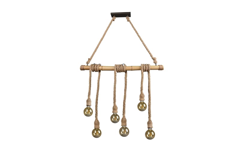 Wilma Taklampa 6L E27 bambu/ sisal - Sisal - Belysning - Lampor & belysning inomhus - Sovrumslampa - Taklampa sovrum