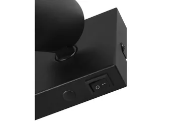 Spot TRIO Sharp 1-del, Mattsvart/guld - 1-del, Mattsvart/guld - Belysning - Lampor & belysning inomhus - Hall lampa